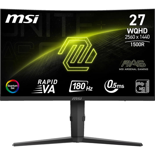 MSI MAG 275CQRFDE QD E2 27-inch WQHD gaming monitor (1 ms response time)