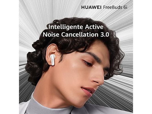 HUAWEI FreeBuds 6i, słuchawki douszne Bluetooth Biały