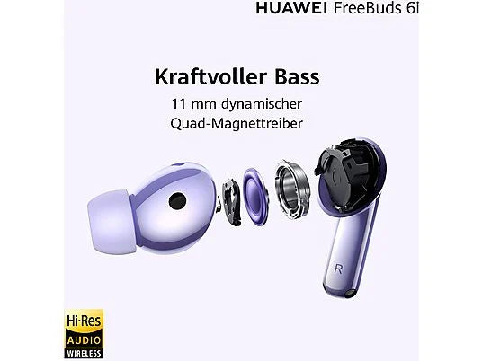 HUAWEI FreeBuds 6i, słuchawki douszne Bluetooth Biały