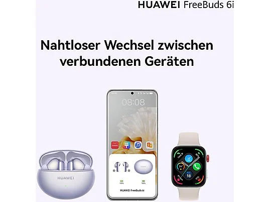 HUAWEI FreeBuds 6i, słuchawki douszne Bluetooth Biały