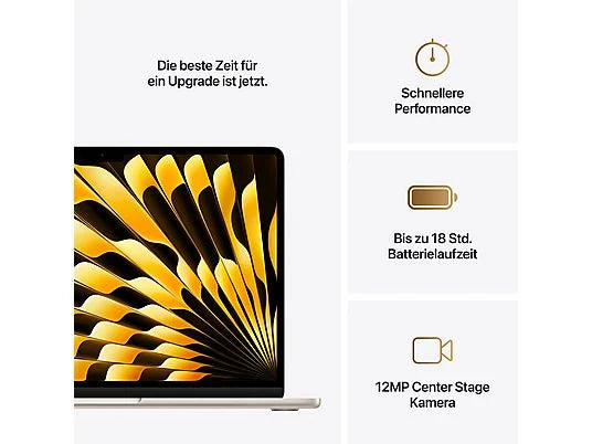 Laptop APPLE MacBook Air 2025 13.6" Retina M4 16GB RAM 256GB SSD macOS Księżycowa poświata