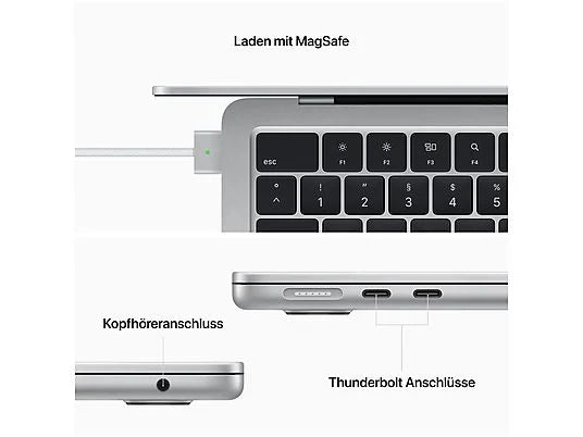 Laptop APPLE MacBook Air 2024 13.6" Retina M2 16GB RAM 256GB SSD macOS Srebrny